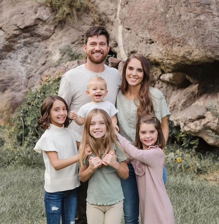 Hyrum and his family in Idaho